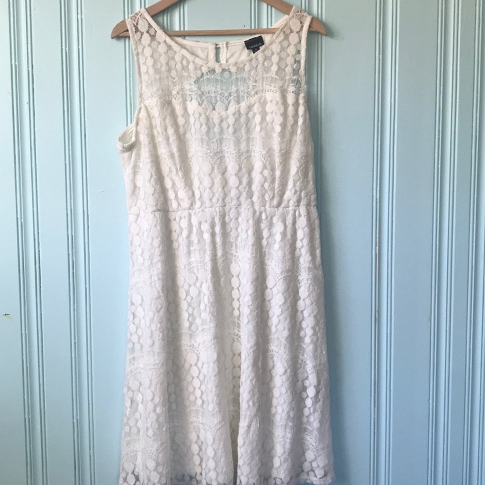MOVING SALE- MAKE AN OFFER Torrid (2) white dress